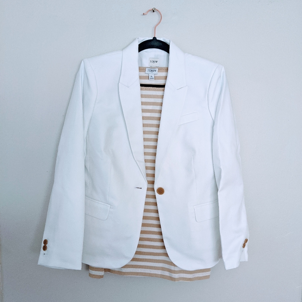J. Crew Factory Cotton Work Blazer - Picture 13 of 14